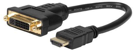 MICROCONNECT Adapter HDMI -  DVI M/F, 15CM (DVIHDMI15CM)