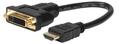 MICROCONNECT Adapter DVI-F -  HDMI-M, 15CM