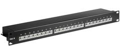 MICROCONNECT CAT6 24 port 19"  Patch Panel,