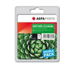 AGFAPHOTO Ink BK, rpl LC-1240BK TwinPack (APB1240BDUOD $DEL)