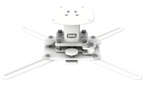 SMS Projector Precision CM F 110 - Aluminium/ Vit,  Max belastning 20kg, 110mm totallängd (PP140001)
