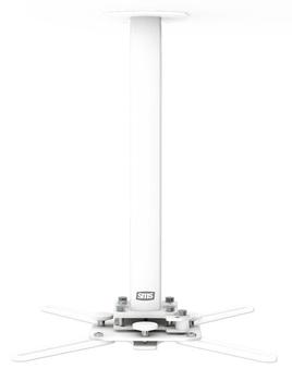 SMS Projector Precision CM V 1235-1735 - Aluminium/ Vit,  Max belastning 20kg, 1235-1735mm totallängd (PP120004)
