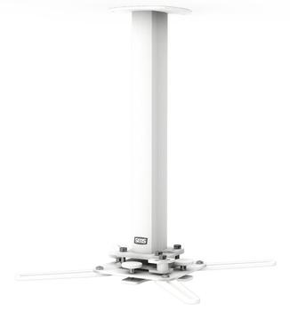 SMS Projector Precision CM F 380 - Aluminium/ Vit,  Max belastning 20kg, 380mm totallängd (kapbar) (PP140002)