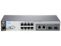Hewlett Packard Enterprise HPE Aruba 2530-8 - Switch - Beheerd - 8 x 10/100 + 2 x Gigabit SFP-combinatie - desktop, rack-uitvoering, wandbevestiging