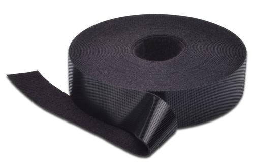 MICROCONNECT Velcro Tape, 10m, Black (CABLETAPE)