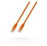 MICROCONNECT U/UTP CAT5e 1M Orange PVC