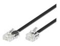 MICROCONNECT RJ11-RJ45 6M M/M Black