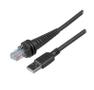 HONEYWELL Cable: KBW, black, PS2, 3m (9.8), straight, 5V host power