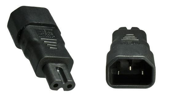 MICROCONNECT Power Adapter C14  -  C7 M-F (PE147AD)