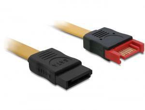 DELOCK SATA/ SAS-kaapeli,  6 Gb/s, jatke uros-naaras,  suora-suora 0,3m (82855)