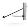 MICROCONNECT Cable tie 100pcs Black. 203mm 