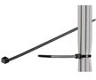 MICROCONNECT Cable tie 100pcs Black 203mm 