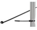 MICROCONNECT Cable tie 100pcs Black 203mm