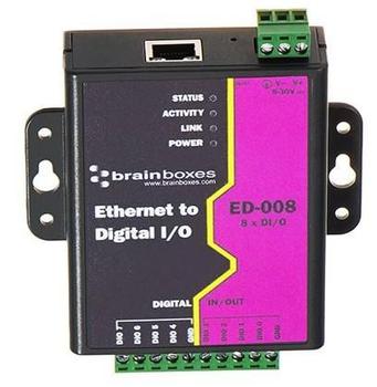 BRAINBOXES Ethernet to 8 Digital IO Lines (ED-008)