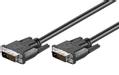 MICROCONNECT DVI-D 24+1-pin 0,5m M-M Black MICRO