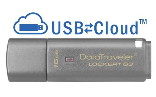 KINGSTON 16GB USB 3.0 DT Locker+ G3 w/ Automatic Data Security (DTLPG3/16GB)