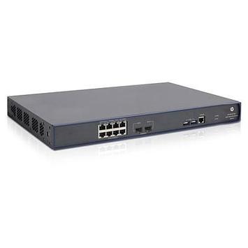 Hewlett Packard Enterprise HPE 830 8-Port PoE+ Unified Wired-WLAN Switch - switch - 8 porter - Styrt - rackmonterbar (JG641A)