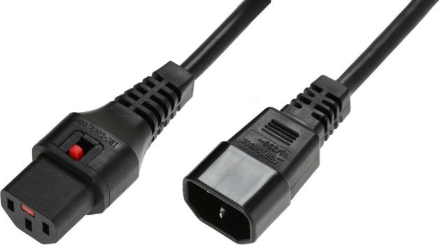MicroConnect strømforlengelseskabel - 2 m (PC1021)