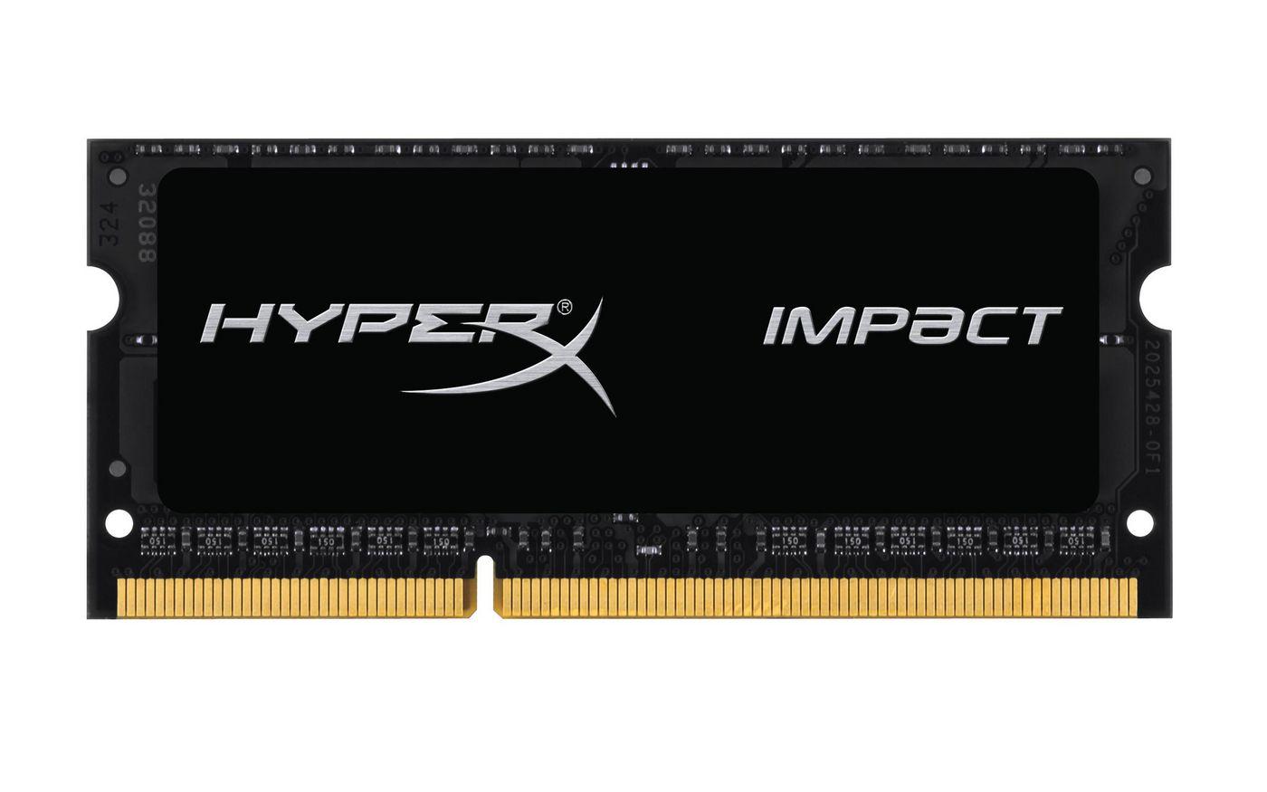 sjældenhed Rund ned fusionere KINGSTON 4GB 1600MHz DDR3L CL9 SODIMM 1.35V HyperX Impact Black Series |  Synigo