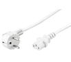 MICROCONNECT Power Cord 3m White IEC320