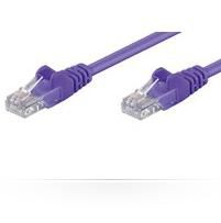 MICROCONNECT UTP CAT5E 0.5M Purple PVC BULK (B-UTP5005P)