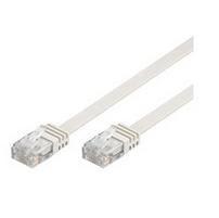 MICROCONNECT U/UTP CAT5e 3M White Flat (V-UTP503W-FLAT)