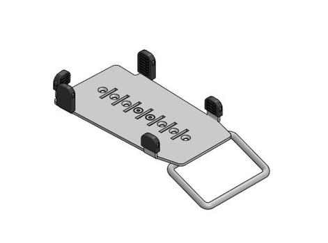 ERGONOMIC SOLUTIONS Ingenico iPP350 MultiGrip Plate with Handle Black (ING3501-MH-02)