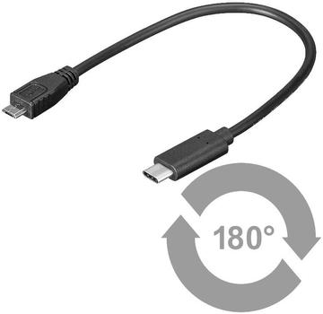 MICROCONNECT USB-C to USB2.0 Micro B 0.2M (USB3.1CAMB02)