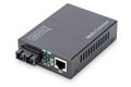 DIGITUS FAST ETHERN.MEDIA CONV RJ45/SC, 2 KM ACCS