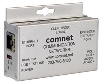 COMNET Single Channel Ethernet over (CLLFE1POEC)