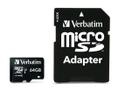 VERBATIM 64GB PRO Micro SDHC Class 10 _ SD adapt