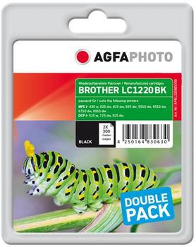 AGFAPHOTO Ink 2xBlack rpl LC1220BKBP2DR (APB1220BDUOD)