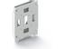 ERGONOMIC SOLUTIONS Flush Wall Mount, White