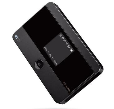 TP-LINK Mobile 4G LTE WLAN Router w/ integr.4G Modem, SIM card slot, 1.4 inch TFT Display, 2550mAH Akku,  Micro SD card slot (M7350)