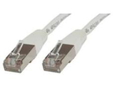 MICROCONNECT F/UTP CAT5e 0.5m White PVC