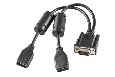HONEYWELL VM3 USB Y CABLE - D15 MALE TO TWO USB TYPE A PLUG HOST 10 INCH CABL (VM3052CABLE)