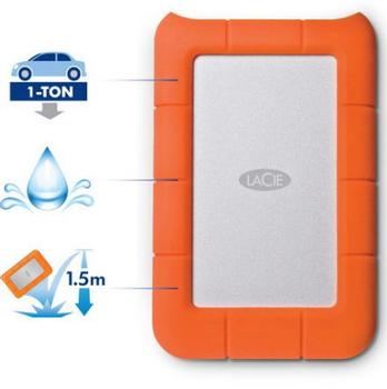 LACIE Rugged Mini 1TB USB3.0 External Hard Drive (LAC301558)