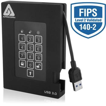 APRICORN HDD 2TB Encrypted USB 3.0 (A25-3PL256-2000F)