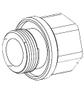 BOSCH Adapter, M25 to 3/4"NPT, 