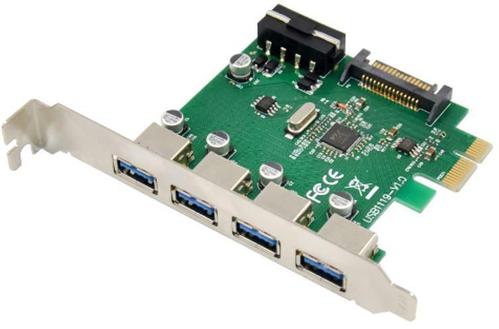 MICROCONNECT 4 port USB 3.0 PCIe card (MC-USB3.0-F3B1)