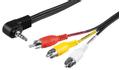 MICROCONNECT 3.5mm (4-pin,stereo) - 3XRCA