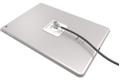COMPULOCKS Universal Tablet Lock with Keyed Cable Lock - Säkerhetssats för mobiltelefon, surfplatta - silver
