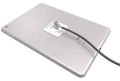 COMPULOCKS Universal Tablet Lock with Keyed Cable Lock - Säkerhetssats för mobiltelefon, surfplatta - silver
