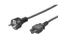 MICROCONNECT Power Cord CEE 7/7 - C5 1m