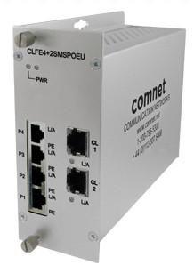 COMNET Self Managed Switch, 4 Ports (CLFE4+2SMSPOEU)