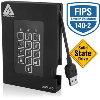 APRICORN 1TB Aegis Fortress SSD USB 3.0 (A25-3PL256-S1000F)