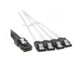 MICROCONNECT miniSAS SFF8087 to 4X SATA 1m