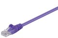 MICROCONNECT U/UTP CAT5e 0.25M Purple PVC