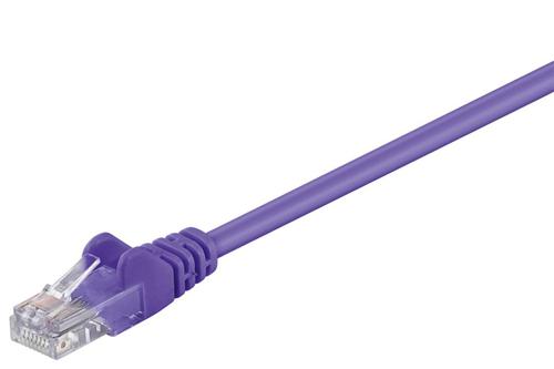 MICROCONNECT CAT 5e Ikke afskærmet parsnoet (UTP) 25cm Netværkskabel Lilla (B-UTP50025P)