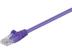 MICROCONNECT U/UTP CAT5e 0.25M Purple PVC BULK